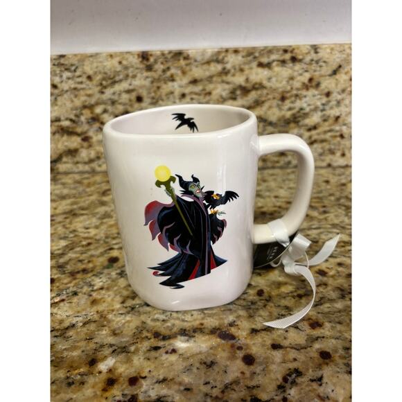 Rae Dunn Disney Villains Mug Mistress of Evil Mug White Maleficent - Picture 2 of 3